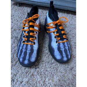 Puma Court Disrupt Clyde Skeleton Mens Sneakers Black Orange Lace-Up 8.5